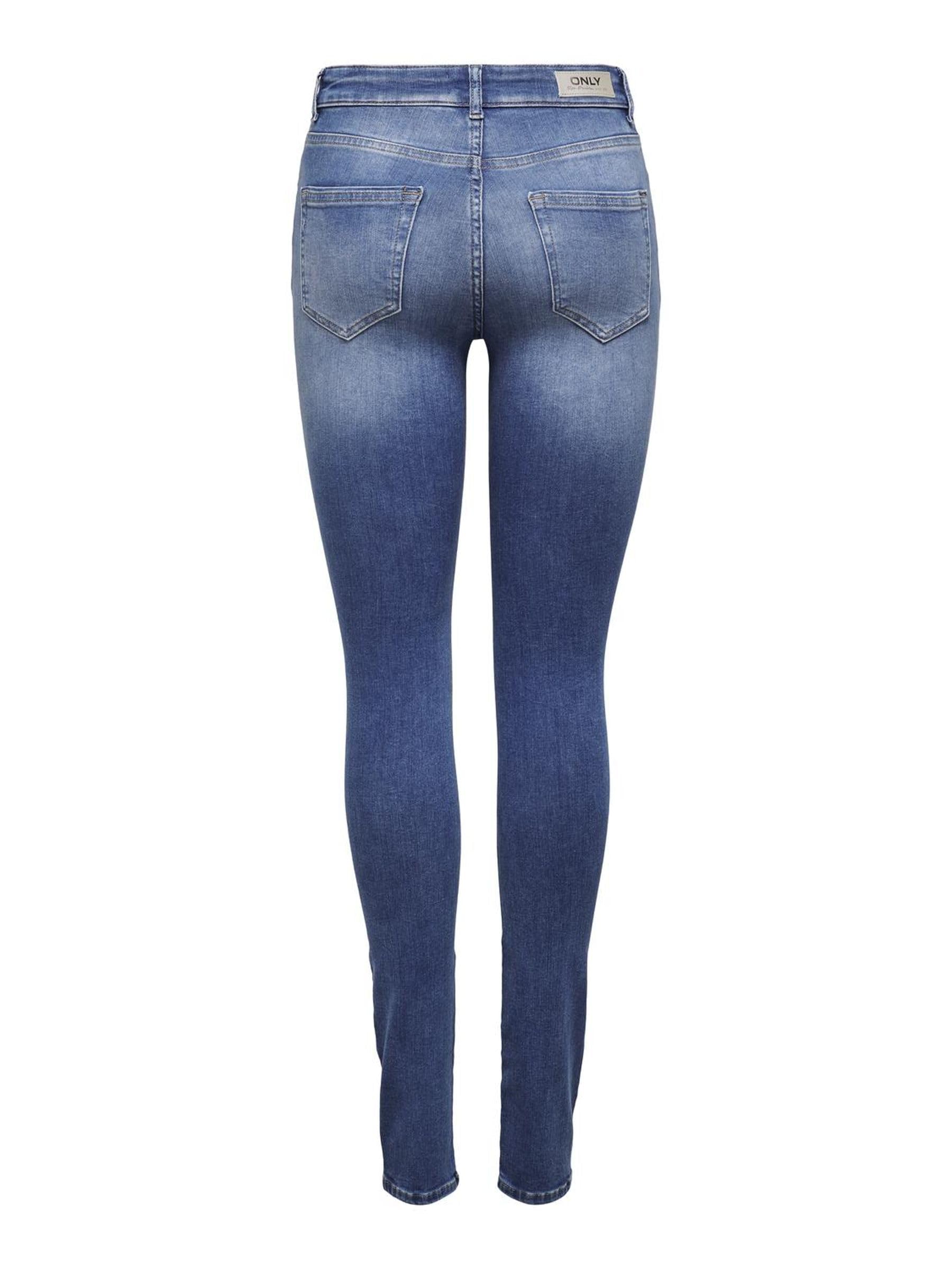 ONLY Women's Onlblush Life Mid Sk DNM Rea1099 Noos Jeans
