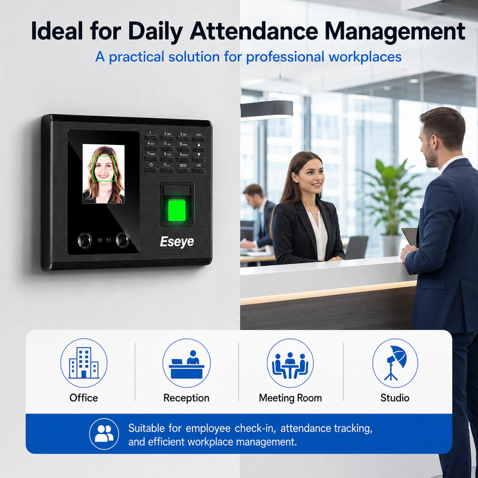 Reloj de Control de Asistencia para oficinas