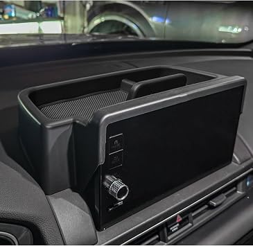 Center Console Dashboard Organizer for 2023-2025 Honda Pilot, 9 inch Screen | Elite/Touring/TrailSport/EX-L Accessories, 9-in Behind Screen Dash Storage Insert Tray, Glasses Holder Tissue Box, Not fit 7"