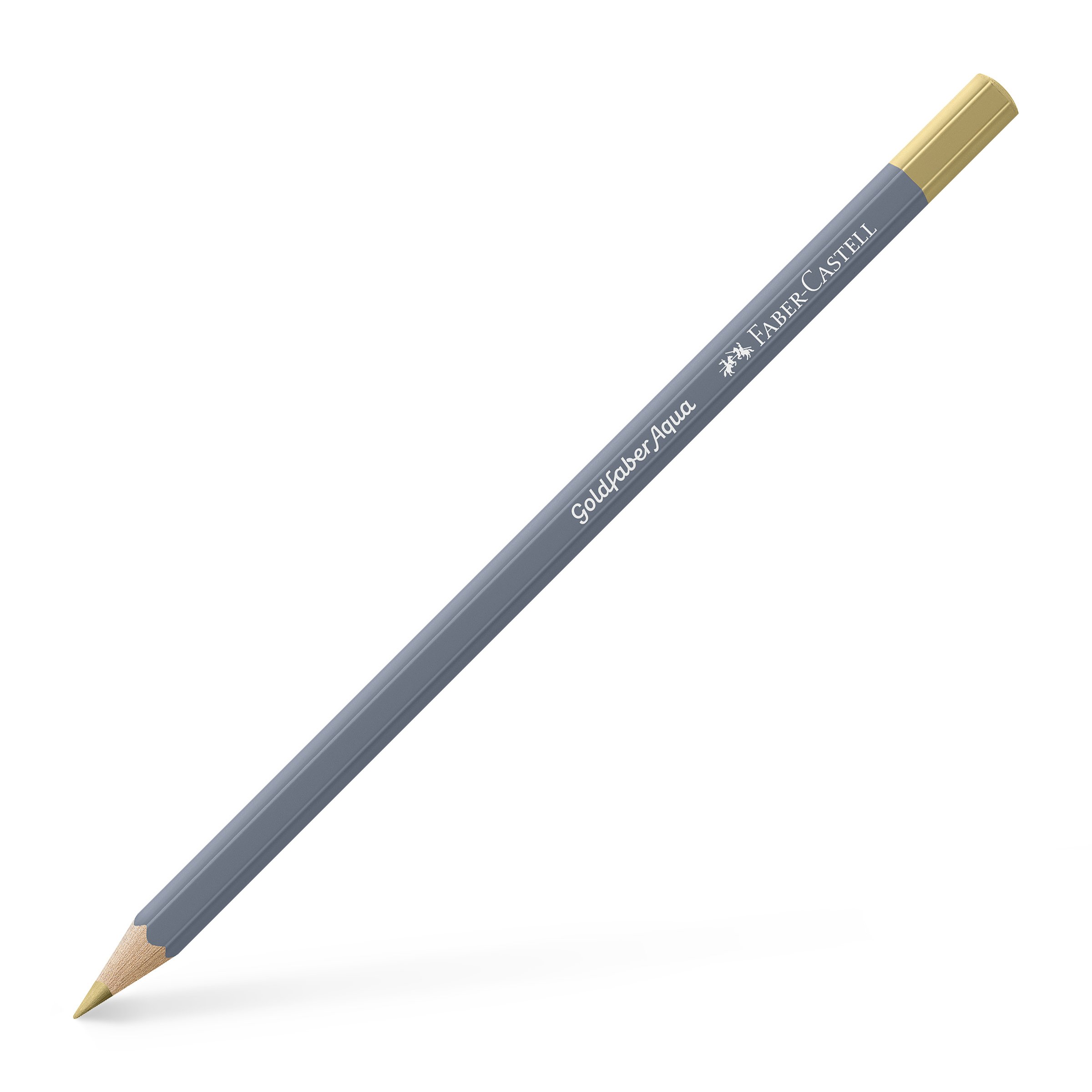 Faber-Castell Creative Studio Goldfaber Aqua Watercolour Pencil, Gold (250) Single Pencil, for Art, Craft, Drawing, Sketching, Home, School, University, Colouring