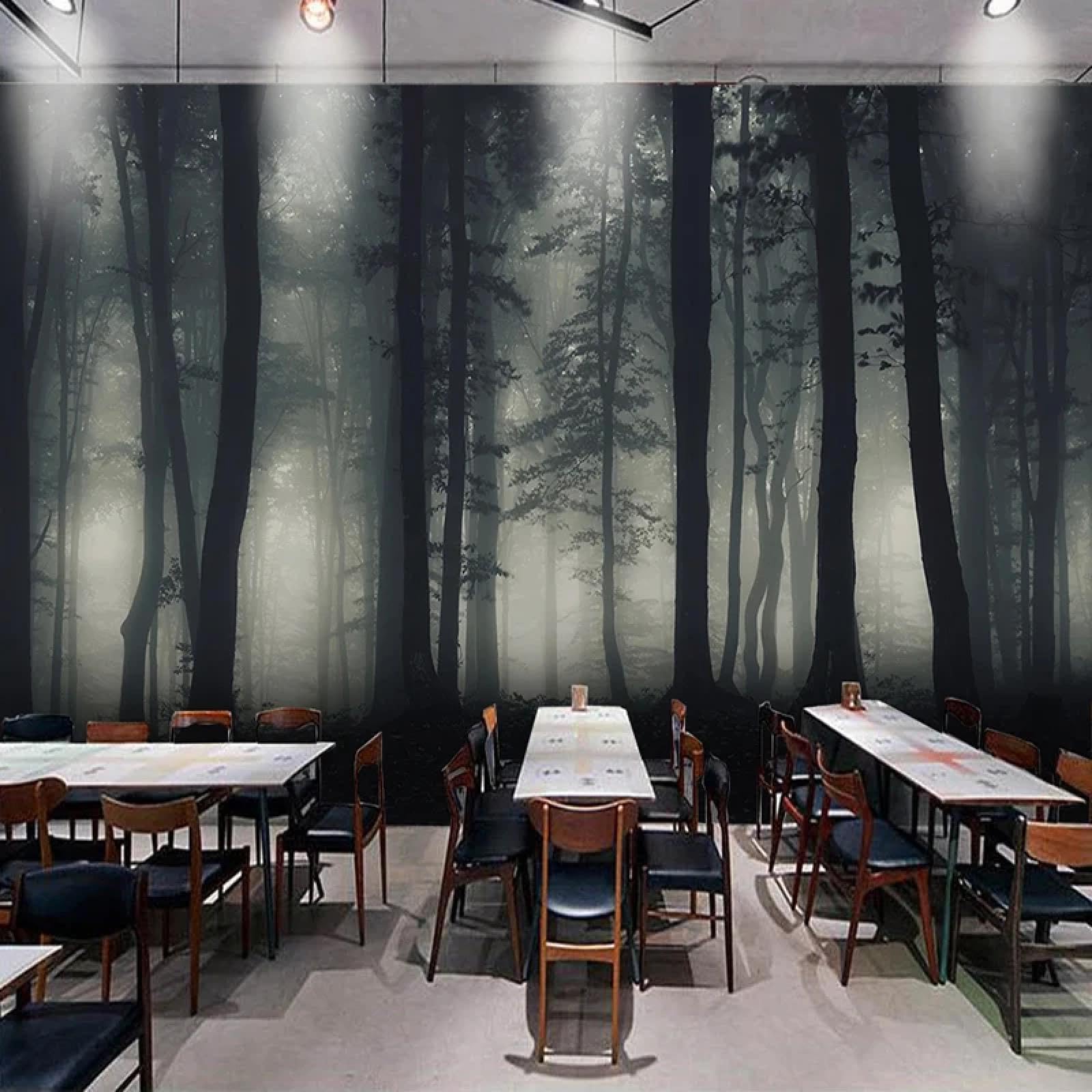 Papier peint tissu de soie 3D arbre abstrait haut de gamme salon