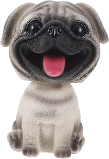 Enfeite De Cachorro Bobble Decoração De Animais Decorações De Casa Leve Para Casa Mini Para Crianças Bobblehead Cachorro Para Carro Estatuetas De Pug Mini Carro Balançando A