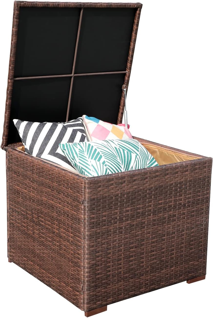 JOIVI Outdoor Storage Box, Waterproof Deck Box for Patio