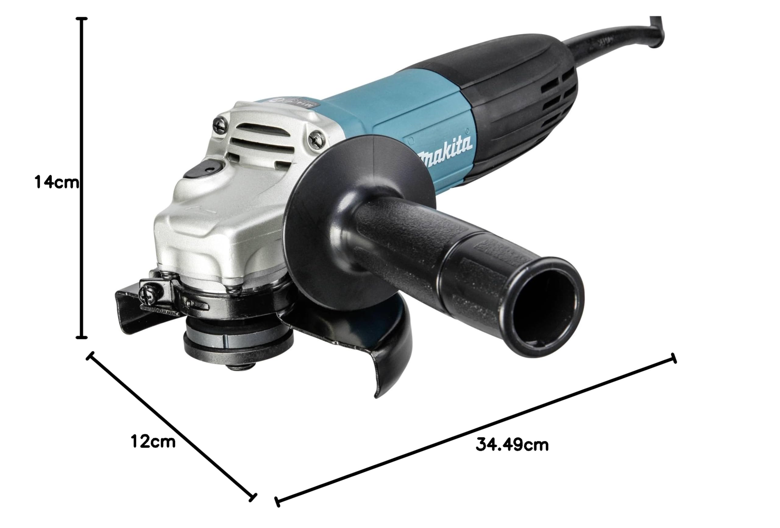 Image secondaire de Makita GA5030R 720W 240V 125mm Slim Angle Grinder by Makita