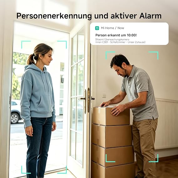 XIAOMI C301 Indoor Surveillance Camera 2K 3MP WiFi Camera Surveillance Indoor