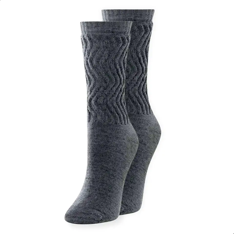 Meia Cano Longo Feminina Polaina Aeróbica Cano Alto Algodão Soft Respirável She By Mash