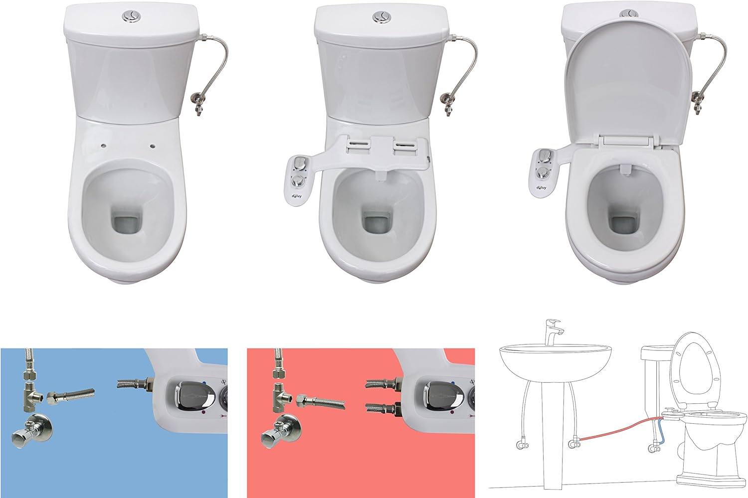 Bidet Installation Steps on Toilet