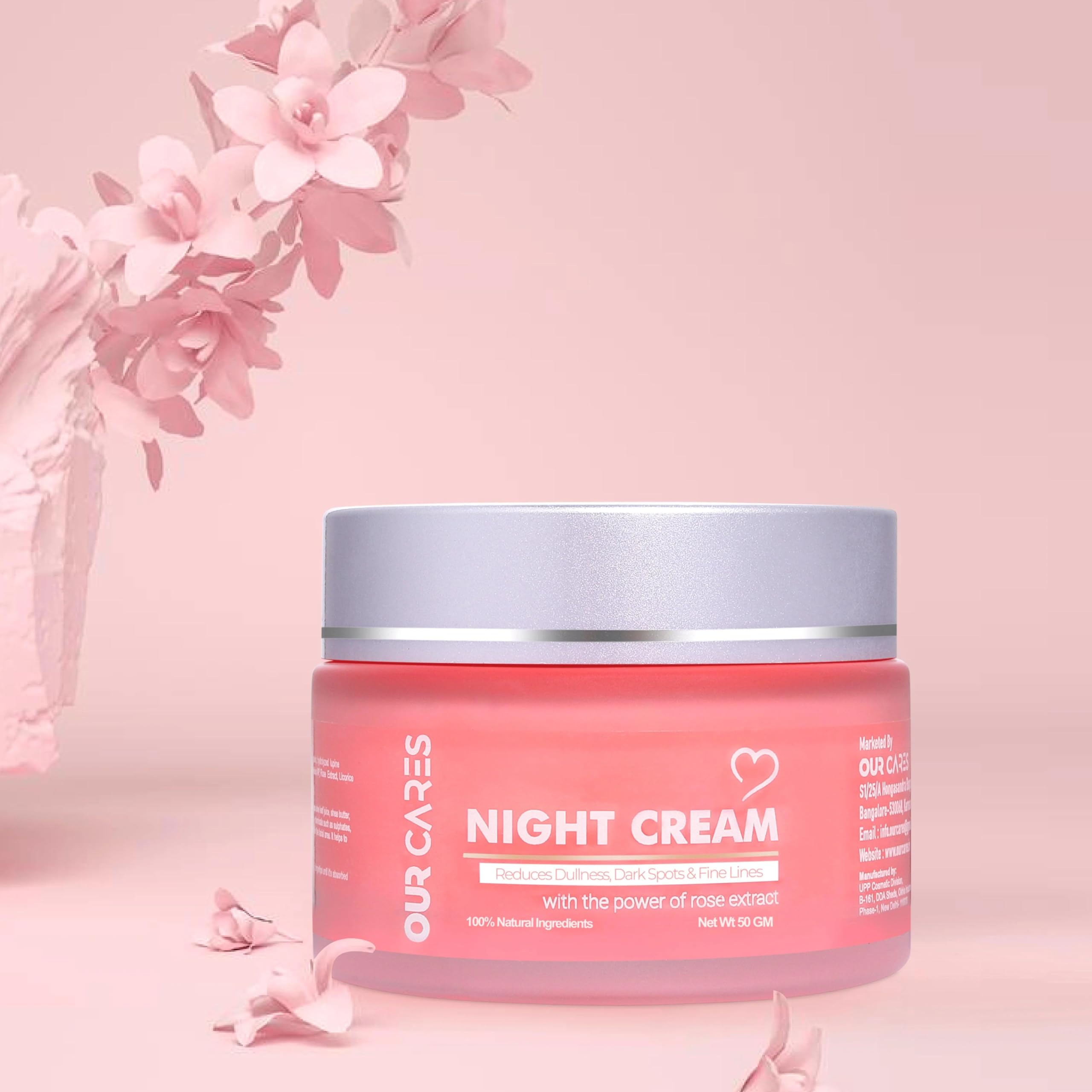 CICA Calming Skin Renewing Night Gel | For Oily, Acne Prone And Sensitive Skin | Night Cream with Niacinamide, Green Tea & Hyaluronic | Fades Blemishes & Dark Spots