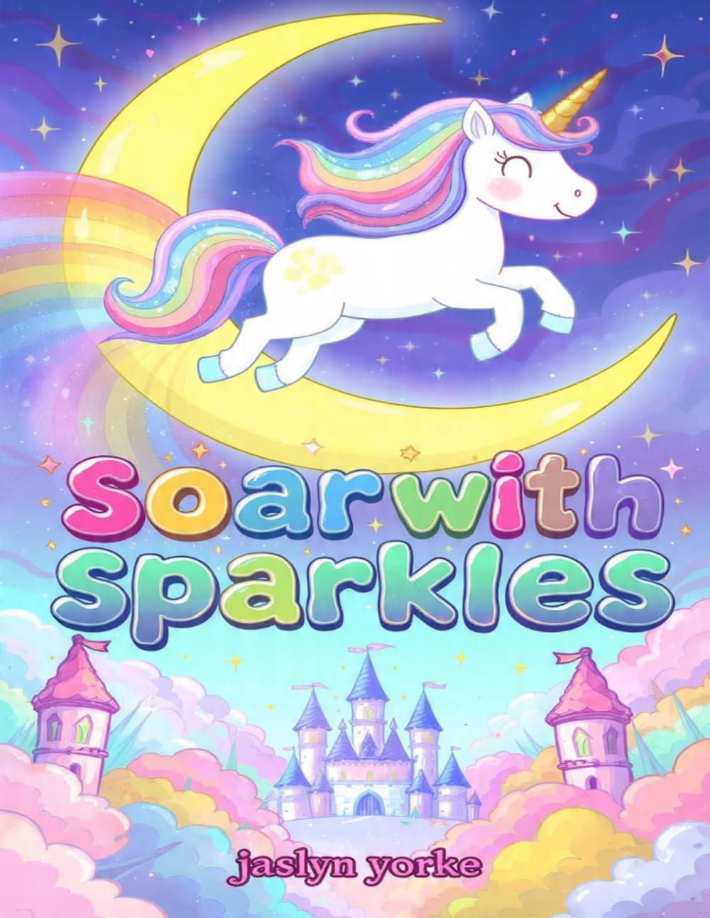 Soar with Sparkles: A Unicorn Coloring Adventure