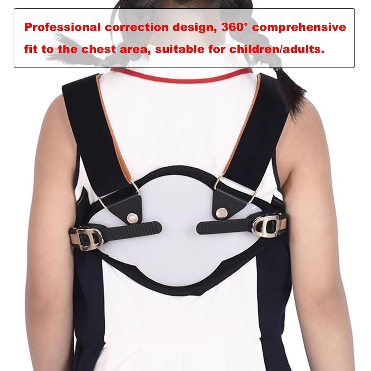 Pectus Orthosis Brace - Deformed Sternum Brace,Pigeon Chest Support for Adult,Ribs Valgus Orthosis Braces,Adjustable Size, Comfortable and Breathable