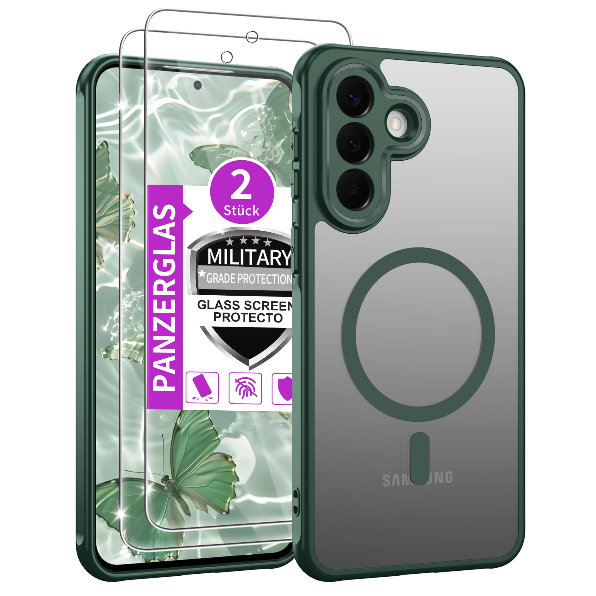 Jshru für Samsung Galaxy A15/A16/A56 5G/A17 /A26/A36/A37/A57 Hülle
