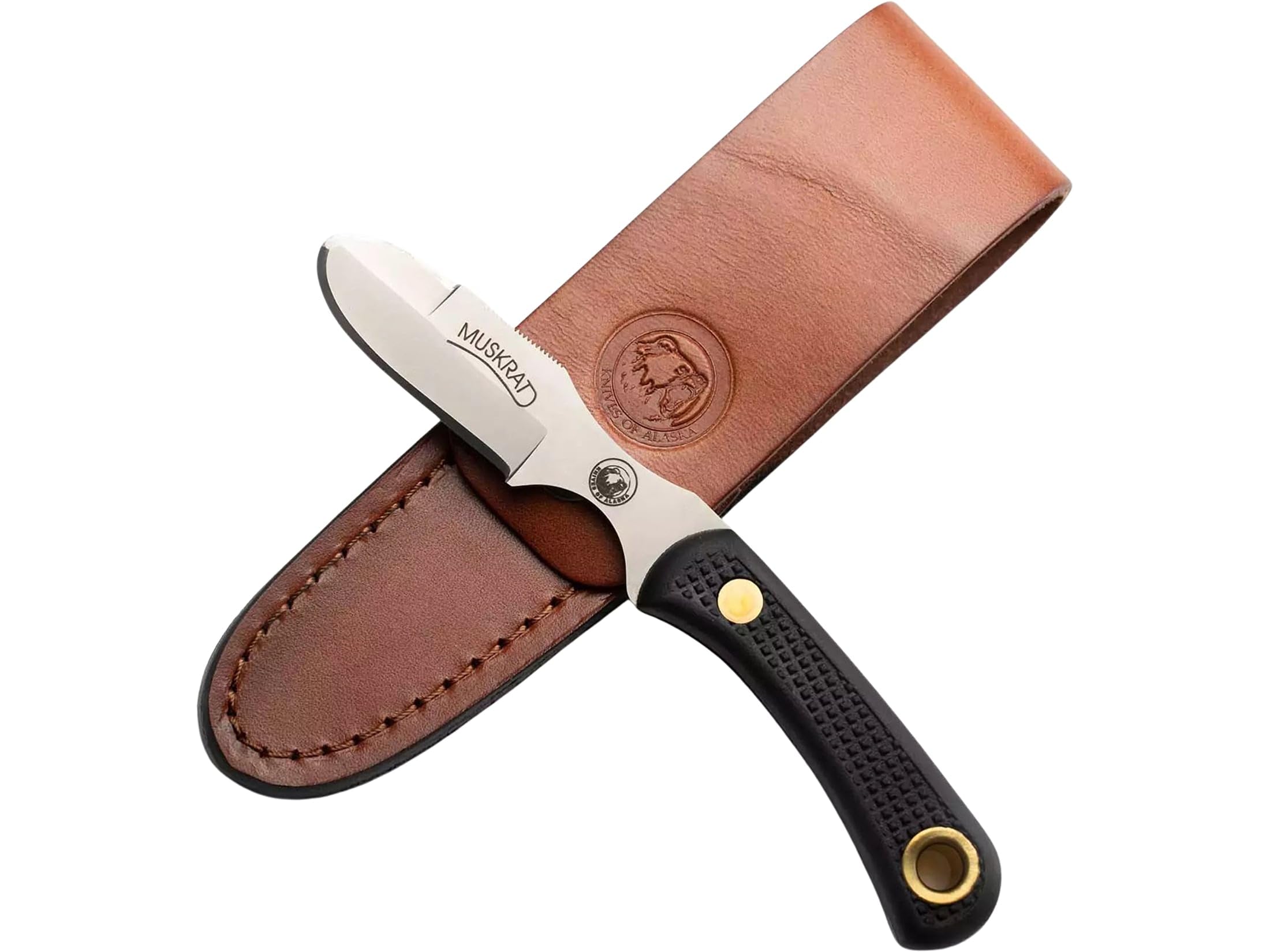Amazon.com: Knives Of Alaska 00069FG Muskrat Knife, Black : Sports