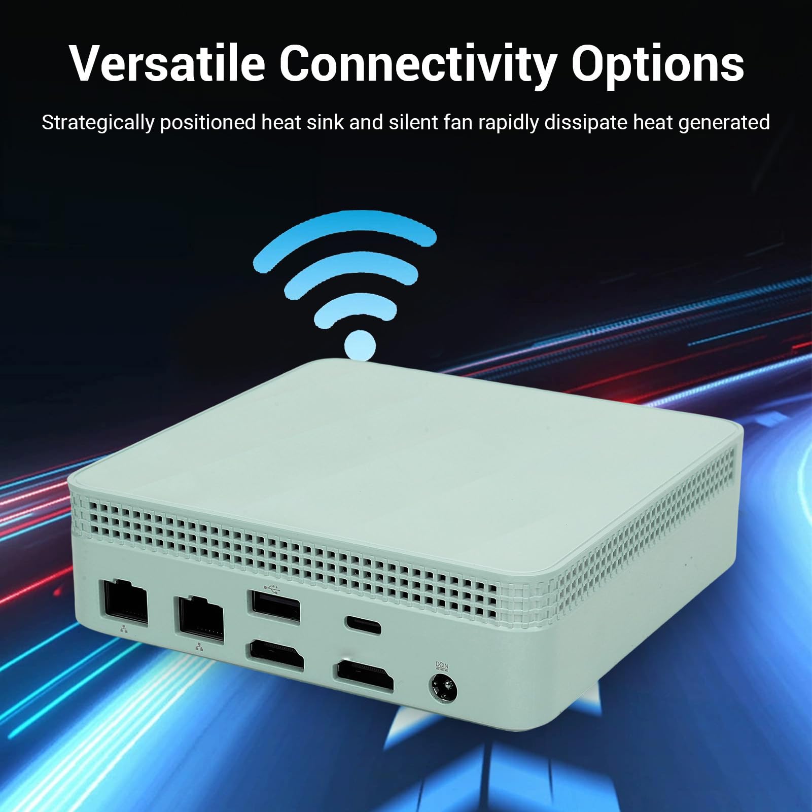 Minikomputer PC, Dwuzakresowe WiFi 2,4G/5G, DDR4 Bluetooth 4.2 Typ C Minikomputer Stacjonarny, USB, HDMI, Gigabit Ethernet, dla Domowych Firm (8G i 256G Zielony)