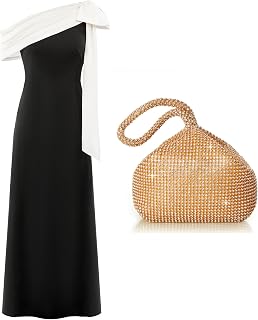 Formal Dress for Women - Prom Dress One Shoulder Evening Dresses Cocktail Party Dress for Wedding Guest