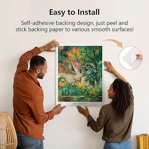 Miniatura 6 de 8 paneles acústicos artísticos, autoadhesivos, paneles de pared insonorizados, decorativos famosos paneles de absorción de sonido, tratamiento