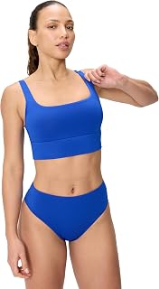 Women's Swimsuit Bikini Top Essentials with Removable Cups Soft Fabric