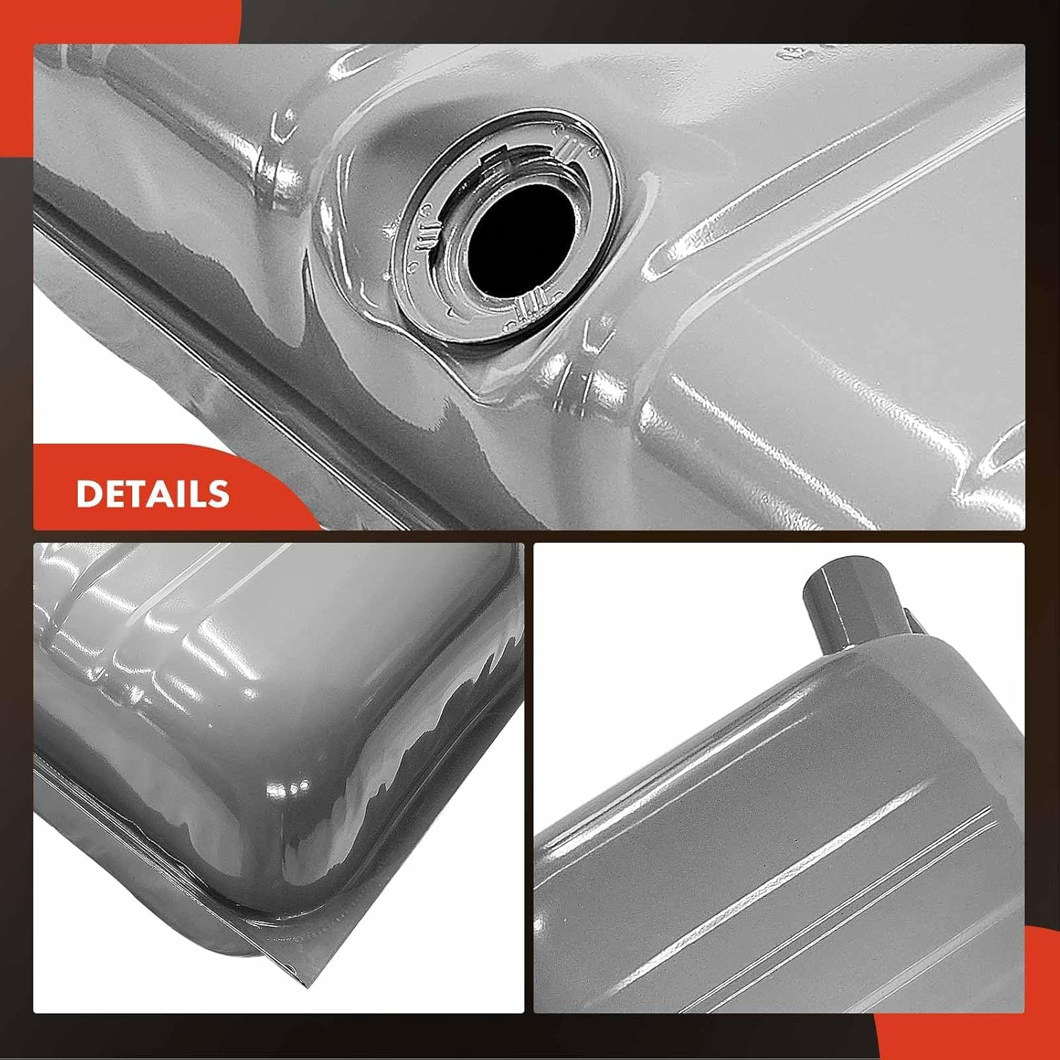 A-Premium Fuel Tank with Lock Ring & O-Ring Compatible with Chevrolet Impala, Bel Air, Biscayne, 1961-1964, Gas, Replace# 3777685, CGM31