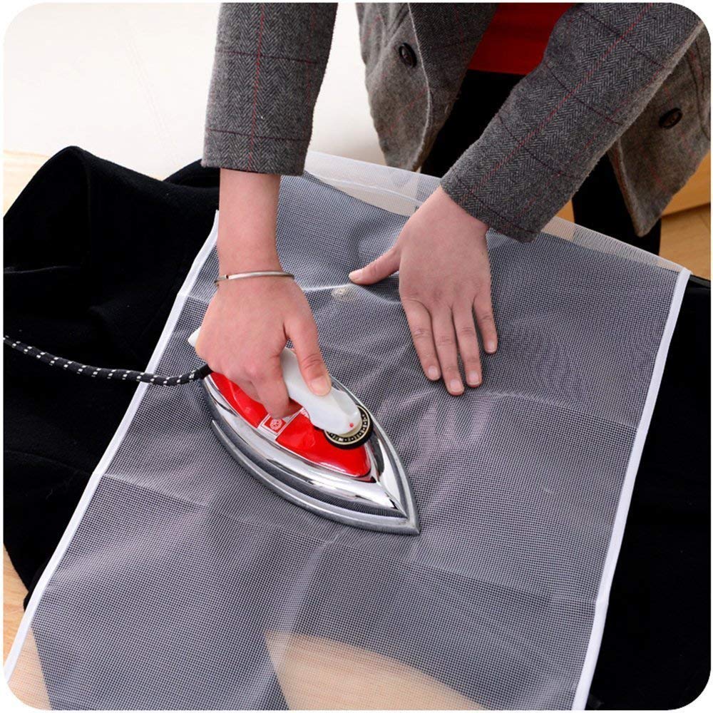 Harivar Mart Ironing Pad Cover Mat Sheet Protective Insulation Scorch Mesh Cloth- Assorted Color