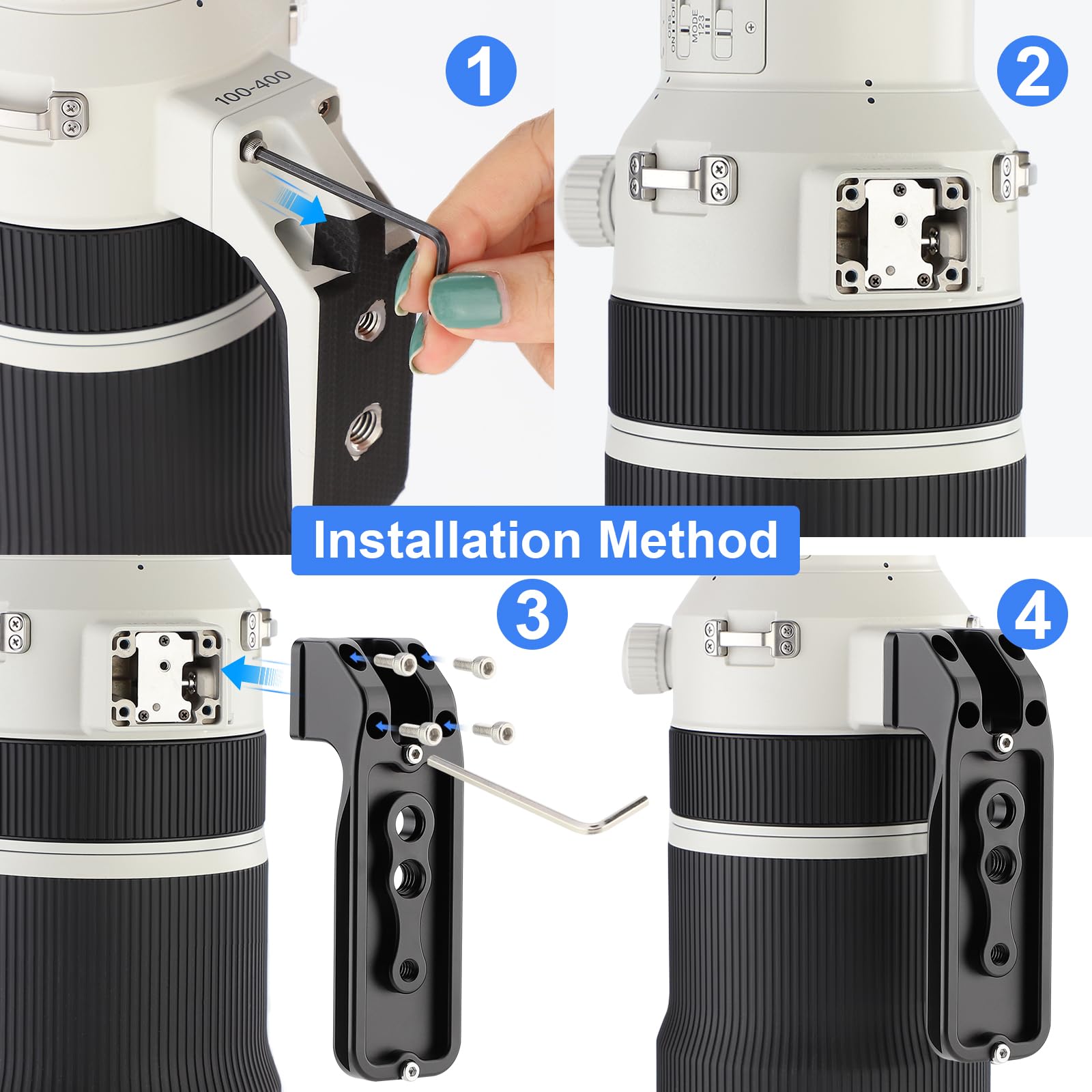 Leftfoto Objektiv-Ersatzfuß für Sony FE 100–400 mm F4.5 GM OSS Objektiv