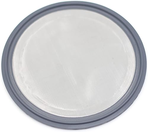 Miniatura 27 de HFS (R) 1,5 "Tri Clamp Screen Junta FKM w/Stainless Screen 10 Mesh (2000 μm)