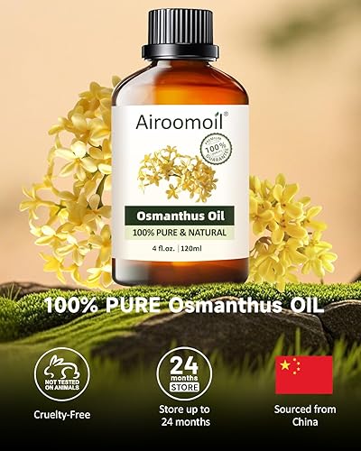 Miniatura 2 de Aceite esencial de Osmanthus puro, aceite de osmanthus 100% natural, aceites esenciales de alta calidad para difusores para el hogar, la piel,