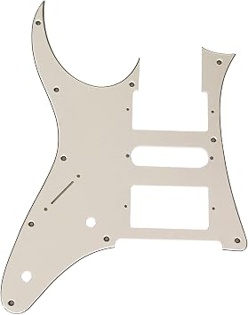 Electric Guitar Pickguard for Ibanez RG 350 EX Style Lefthanded 3 Ply White