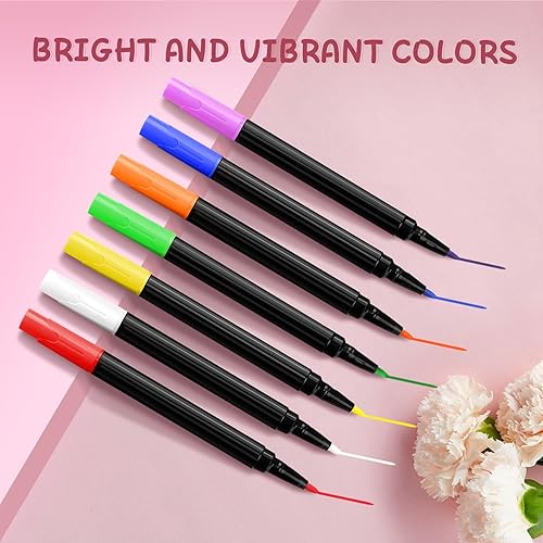 Miniatura 2 de Marcadores de tiza líquida para tablero de planificación de calendario acrílico, pizarra de borrado en seco, pizarra, vidrio, espejo, puntas finas