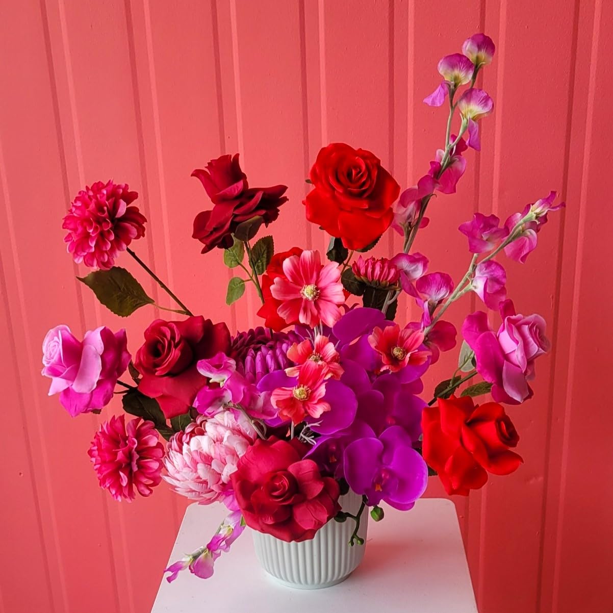 Bouquet de Fleurs Artificielles Passion Cadeau Anniversaire Idéal