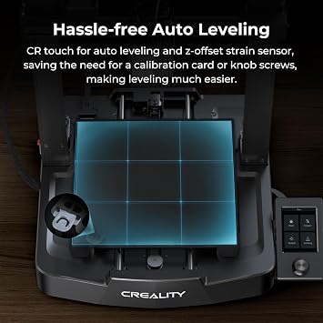 Creality Ender 3 V3 SE 3D Printer, 250mm/s Faster Print Speed CR Touch Auto Leveling Sprite Direct Extruder Dual Z-Axis Auto Filament Loading Ender 3 Upgrade 3D Printer Print Size 8.66x8.66x9.84 inch