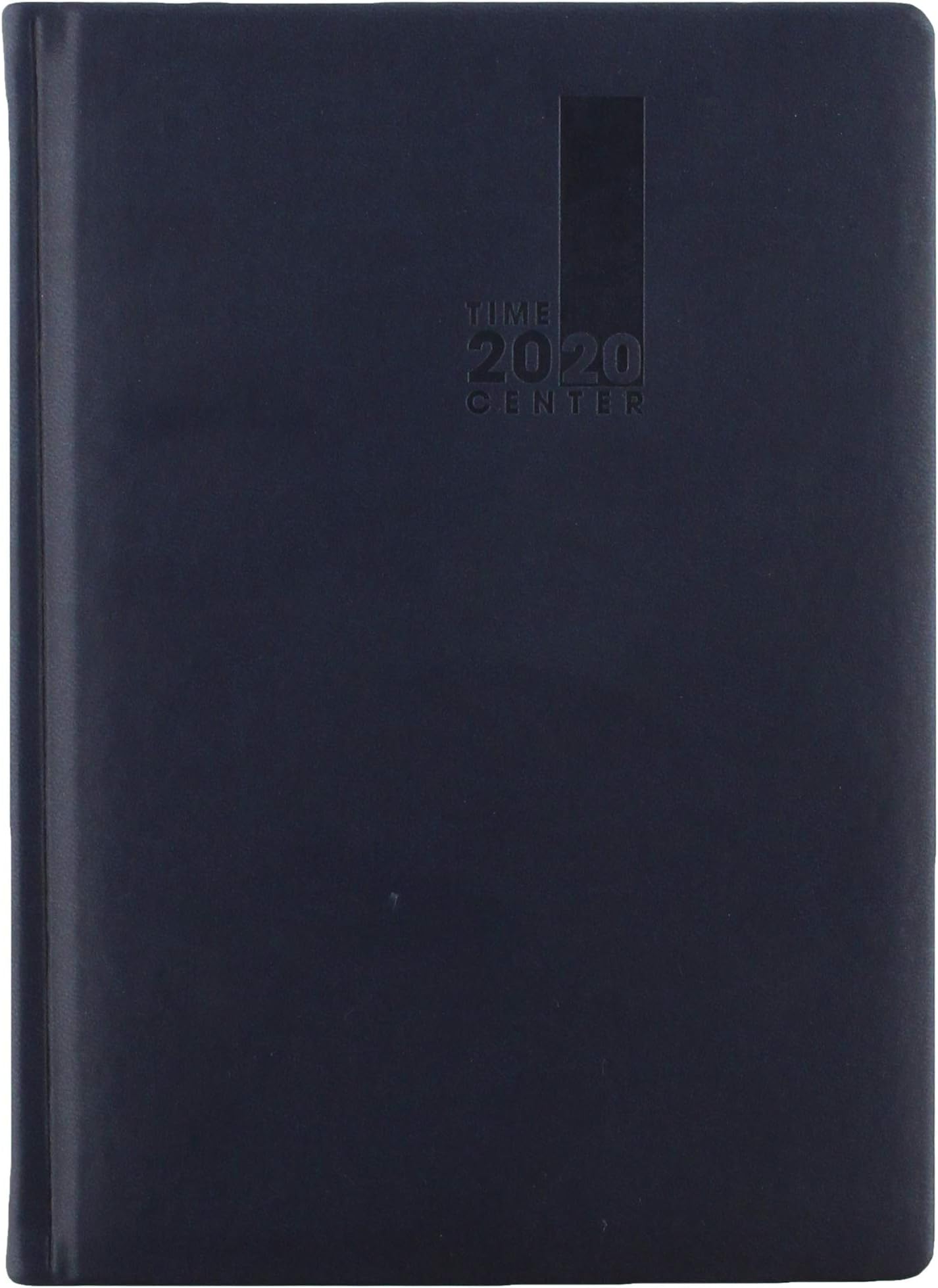 Brunnen Buchkalender 2020 Time Center, Soft-Einband dunkelblau A5: Kalender und Notizbuch in einem; 2 Seiten = 1 Woche (German Edition)