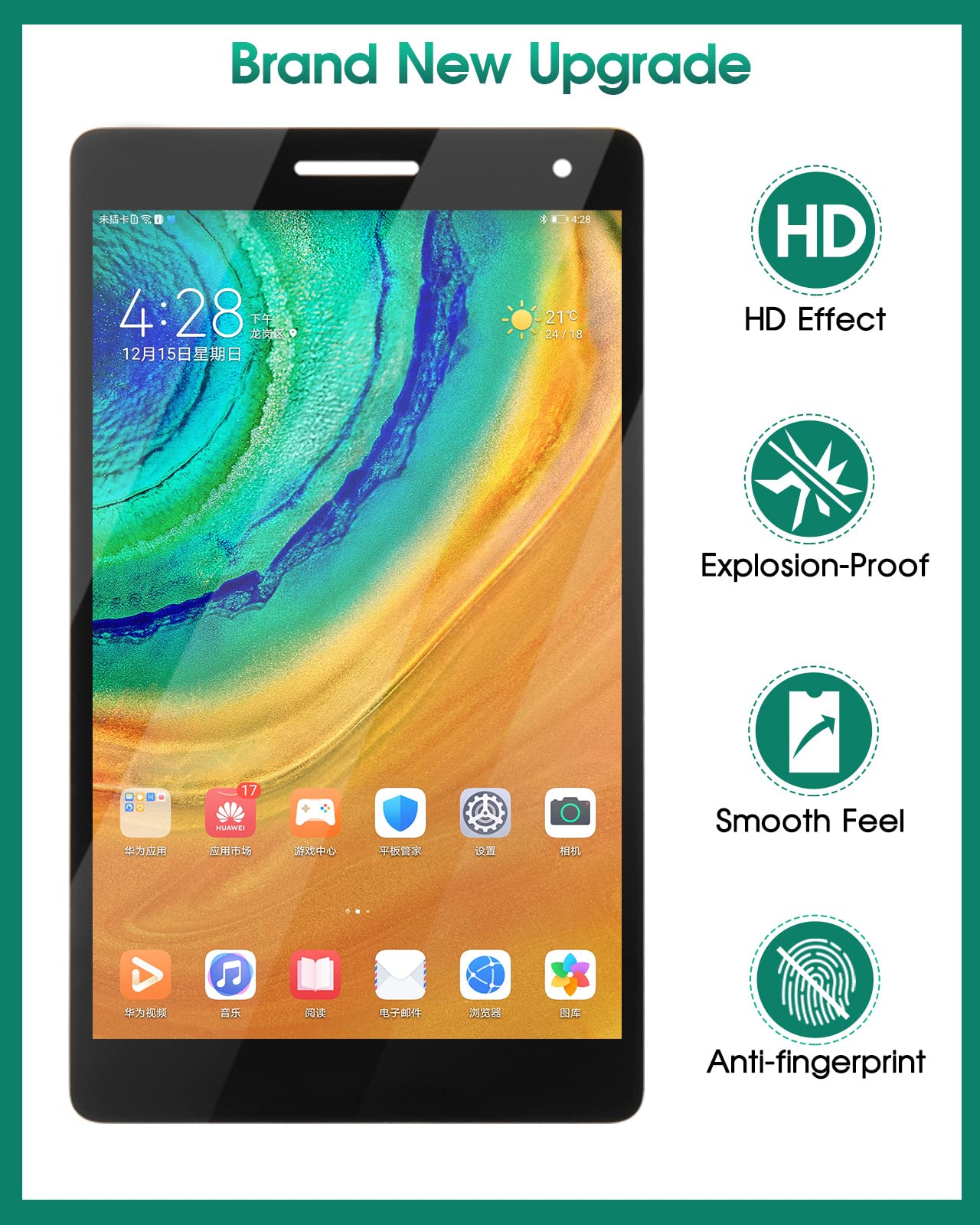 Display LCD Per Huawei MediaPad T3 7 Pollici: Schermo Touch Per 3G/Wifi BG2-U01 BG2-W09 BG2-U03, Kit Di Ricambio Con Utensili