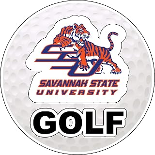 Savannah State University 4-Inch Golf Vinyl Decal Sticker - Officially Licensed Collegiate Product