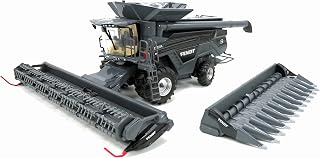 Spec Cast SpecCast Fendt Ideal 9 Combine Dual Wheels with Both Grain and Corn Heads SCT911 Gray