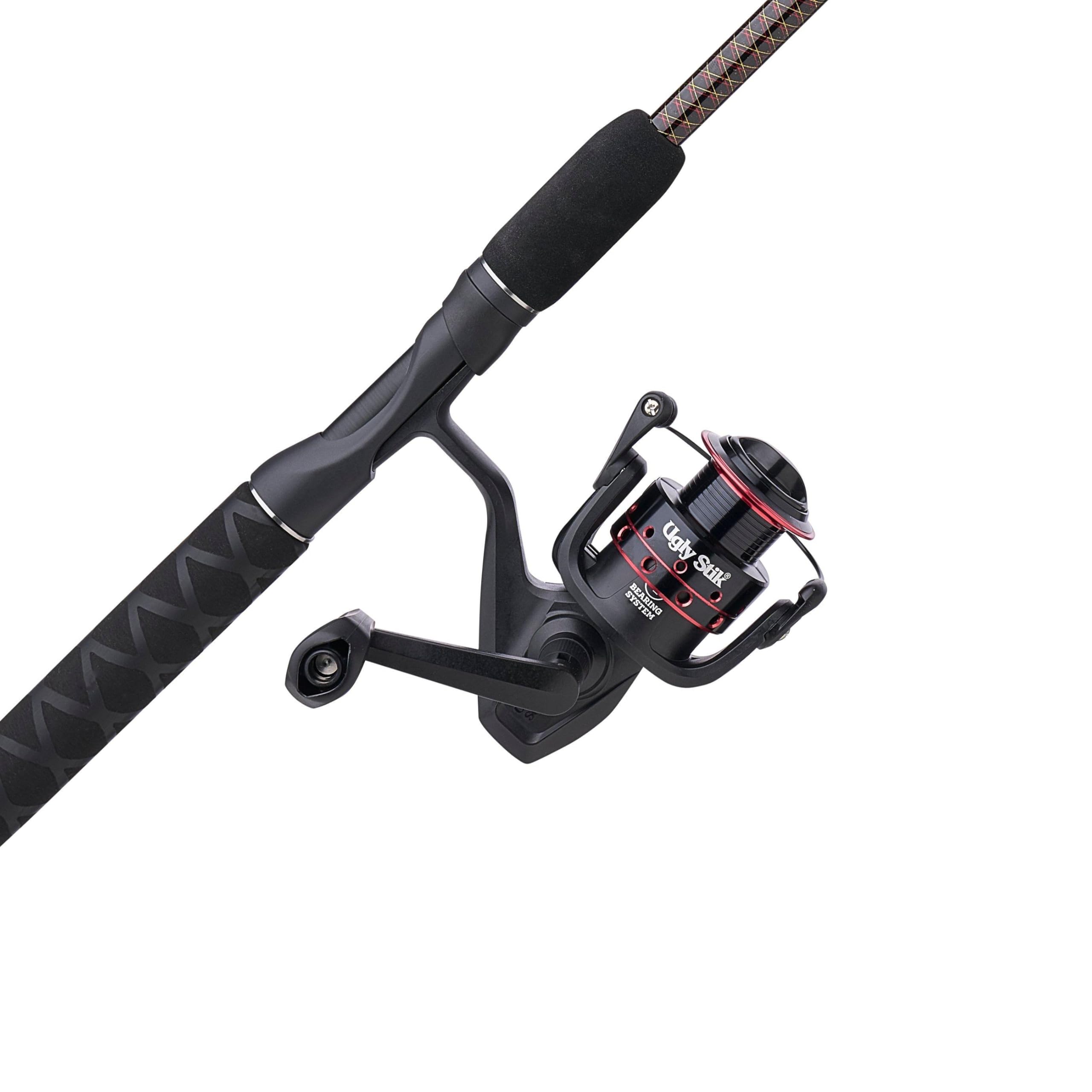 Ugly Stik GX2 スピニングリールと釣り竿のコンボ。