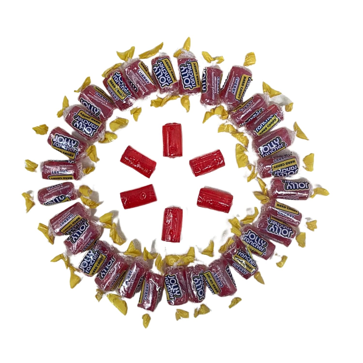 Jolly Ranchers Hard Candy 1.5lbs- All Cherry Individually Wrapped Delicious Fresh Candy 1.5, 24oz (Packaging Might Vary)