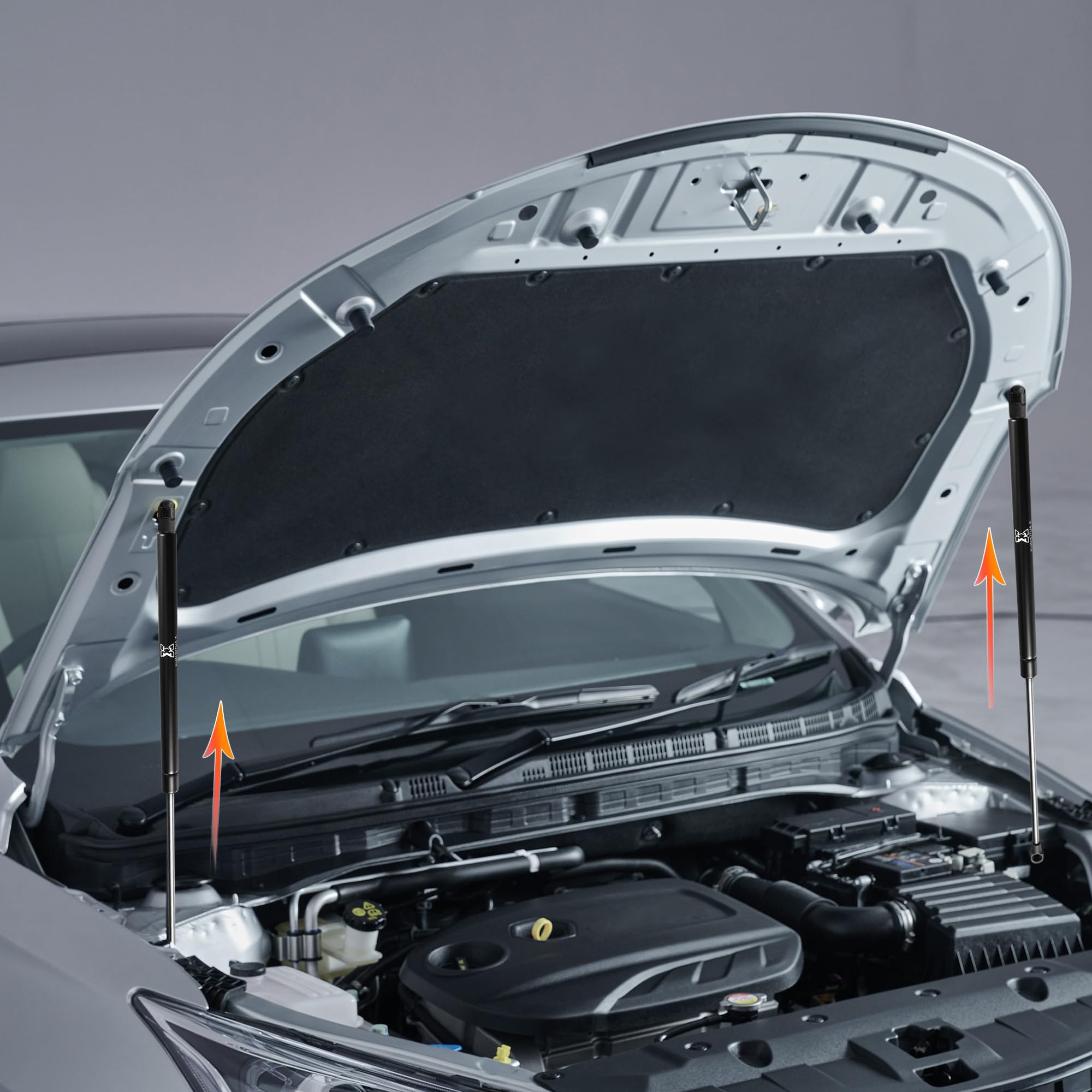 ボンネットダンパー ボンネットサポートバー Amazon | X AUTOHAUX