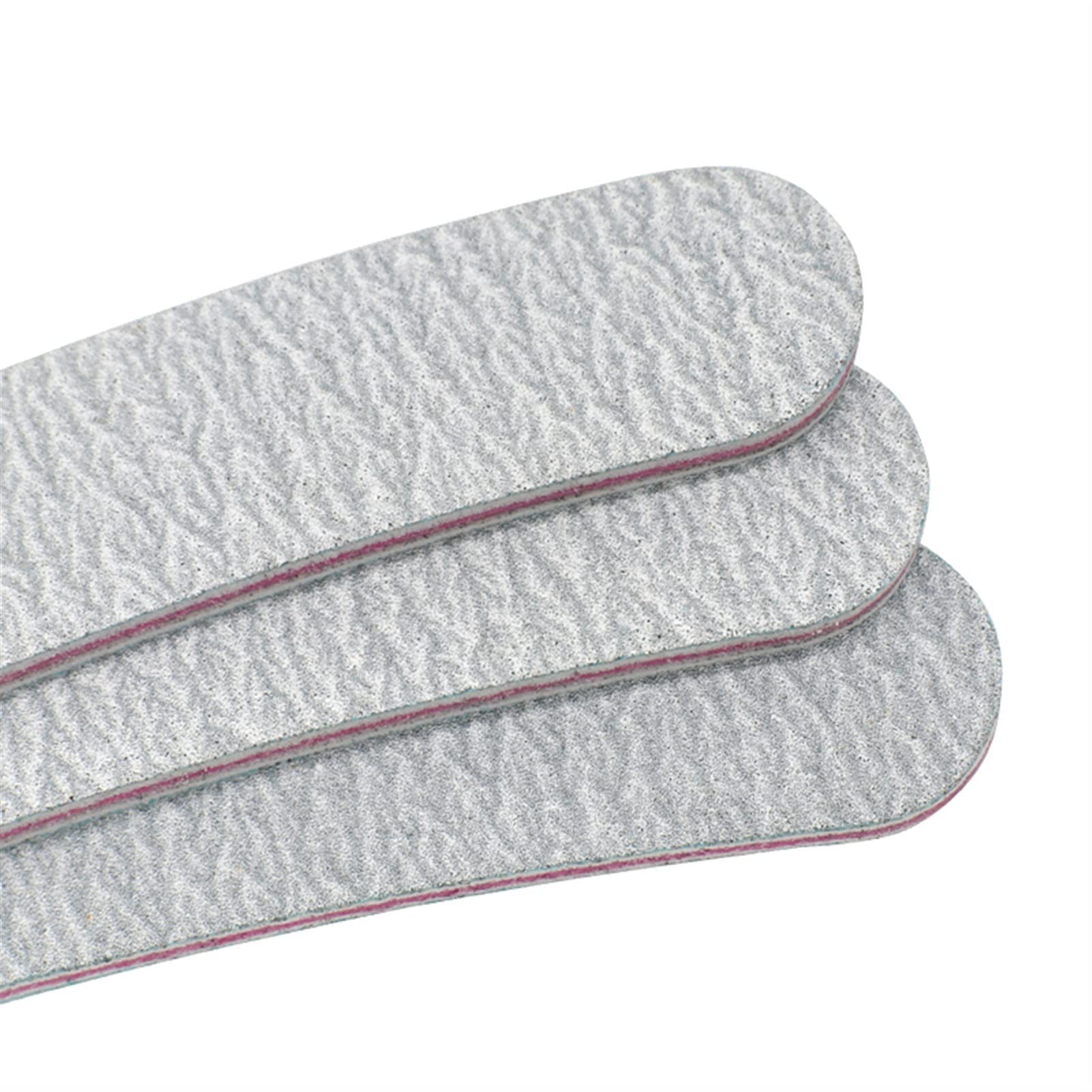 Nagelfeile,Nail Buffer, 50 Teile/los Gebogene Nagelfeile 100/180 Schleifpapier Nail Art Schleifen