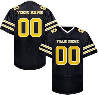 Custom Football Jersey-Personalized Stitched TeamName and Numbers, Perfect Fans Gift, Adult Youth