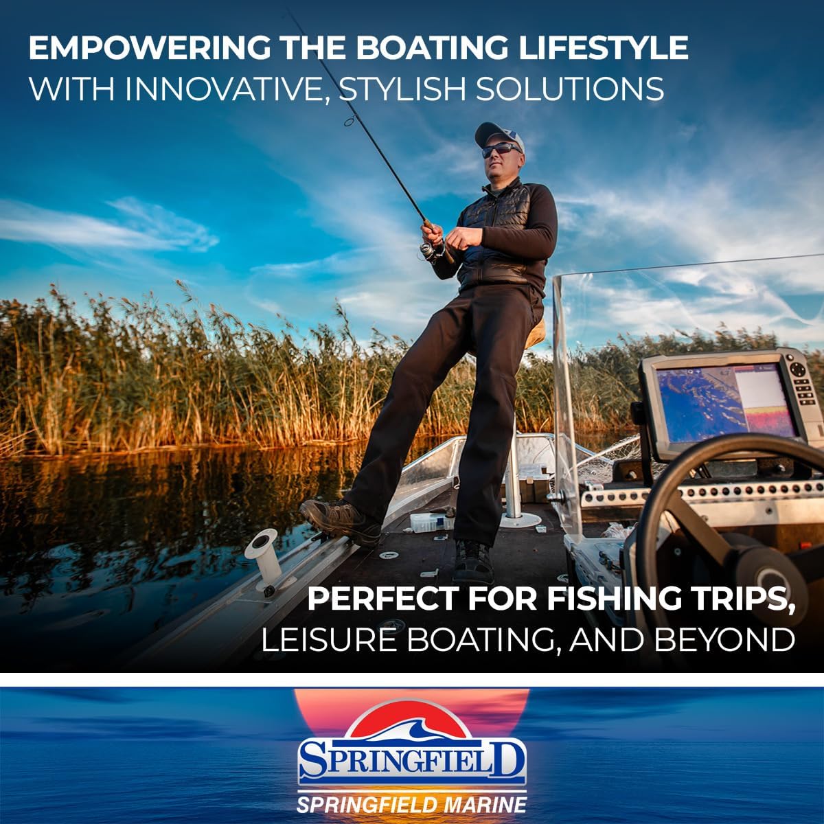 Springfield 1630402-CSS Threaded Fixed-Height Offset Post for Kingpin Seat Mounts and Bases - 13", Satin Finish