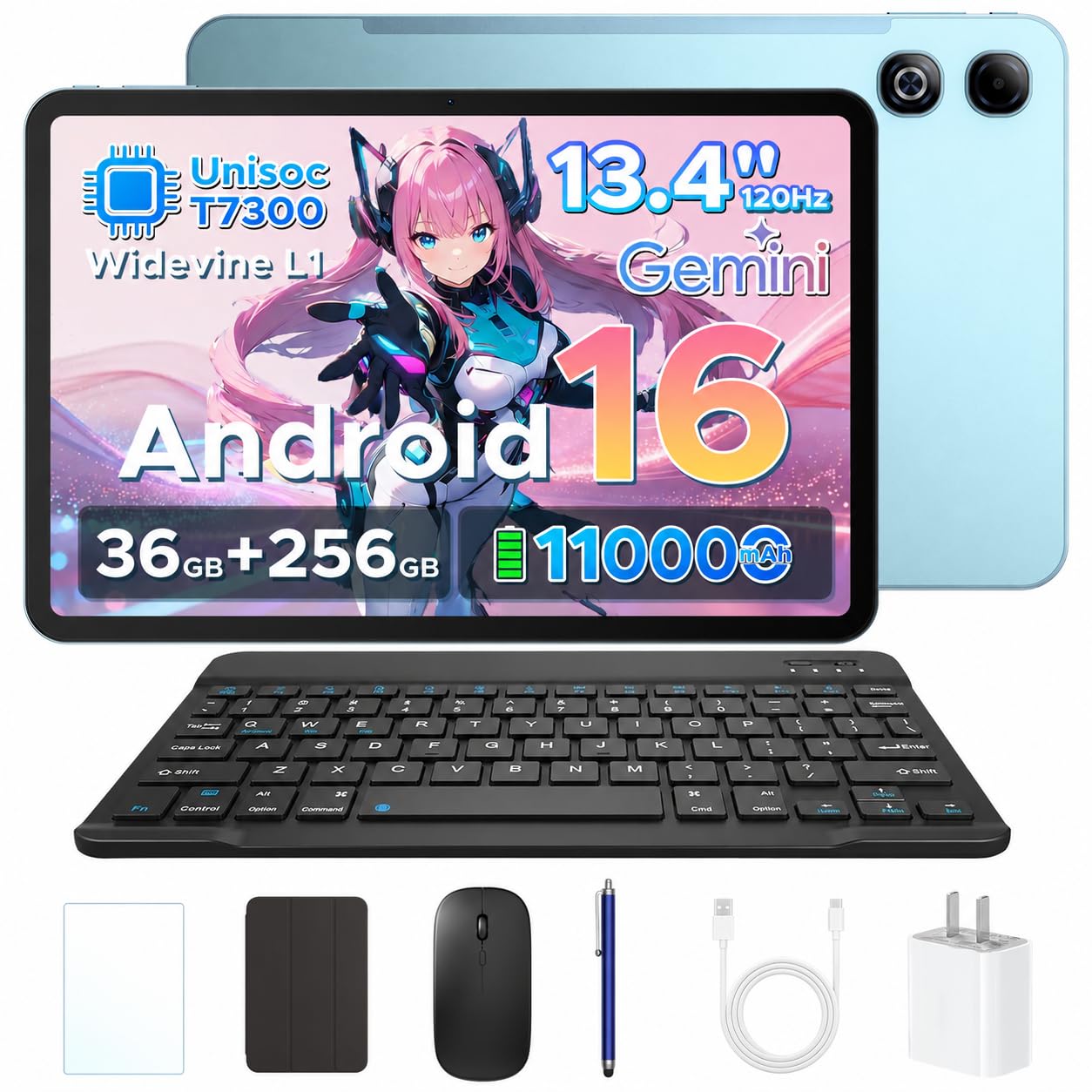 Amazon.co.jp: U13 Pro セット版 Android 16 タブレット 13.4インチ