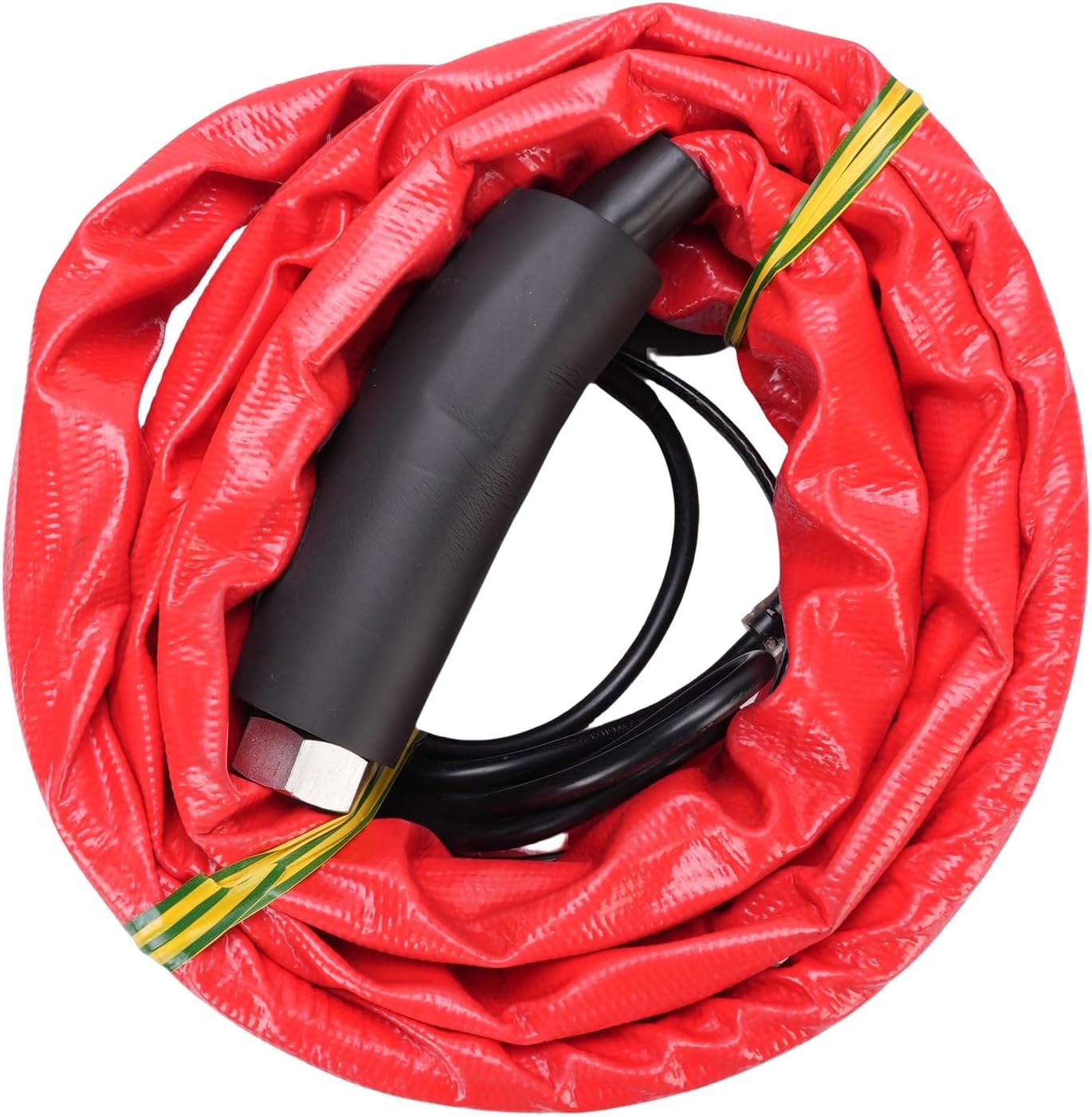 PVC Rubber RV Heated Water Hose with Energy Saving Thermostat, Freeze Protection Down to -40F, Heavy Duty Adapter for RVs, Livestock, Dog Kennels