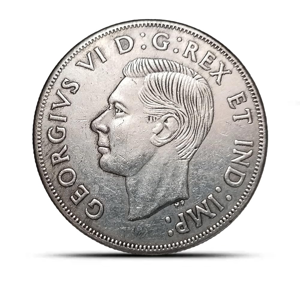 Antique Canadian Silver Coins, Lucky Maple Leaf Silver Coin Collection, Canada Ancient Coin for Collectors, Vintage Commemorative Gifts (1948 George V-1 D) — view 3