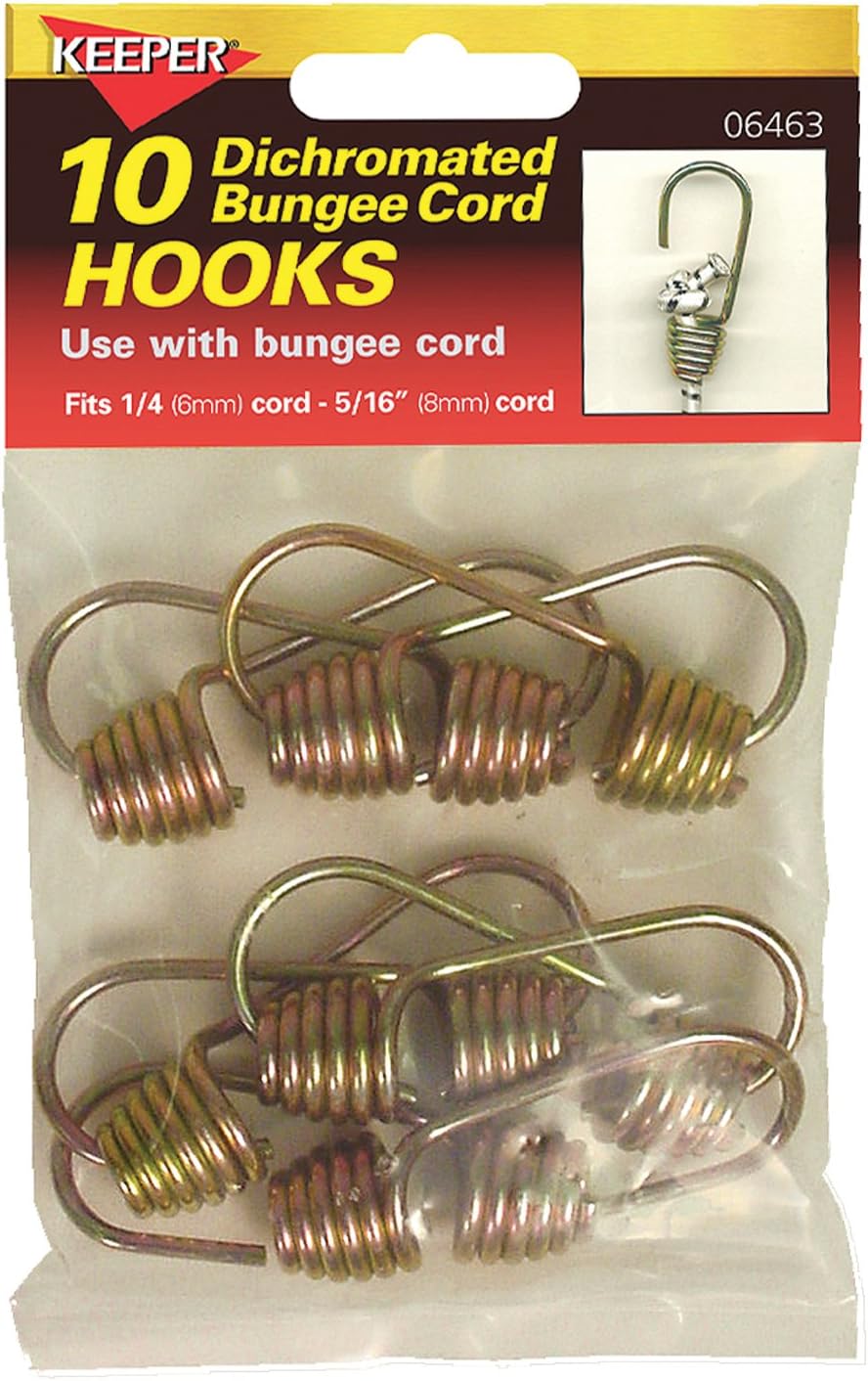 PEAK PRODUCTS AMERICA 6463 Dichromate Hook (10 Pack), 1/4" - 5/16"