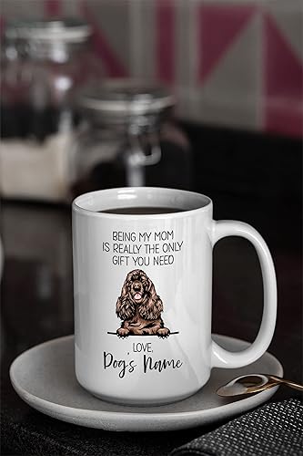 Miniatura 5 de Personalized American Cocker Spaniel Coffee Mug, Custom Dog Name, Customized Gifts For Dog Mom, Mother's Day, Gifts For Dog Lovers, Being My Mom is