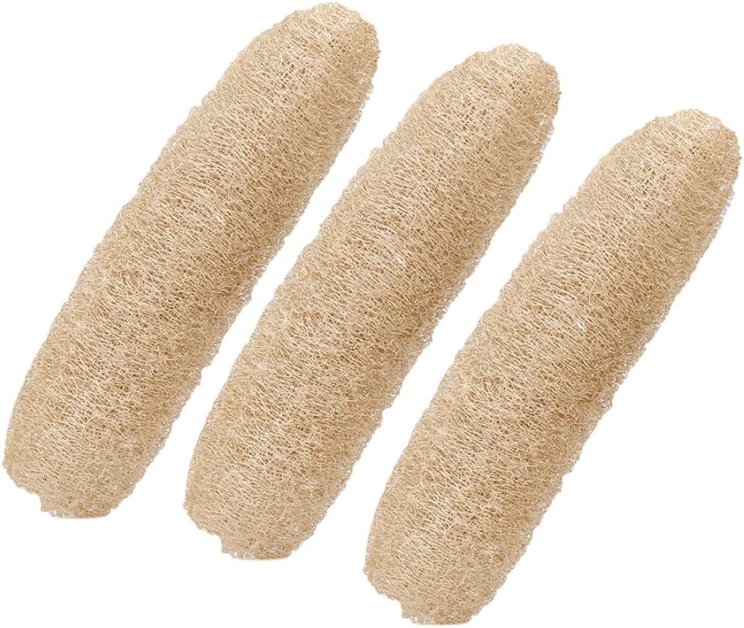 Natural Loofah Sponge Exfoliating Body Back Scrubber Bath Skin Cleaner Brush for Shower 3PCS Bath Loofah,Natural Loofah Sponge,Loofah Back Scrubber,Body Exfoliating Scrubber,Body Loofah : Beauty & Personal Care