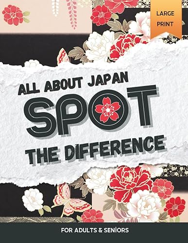 All About Japan Spot the Difference for Adults & Seniors