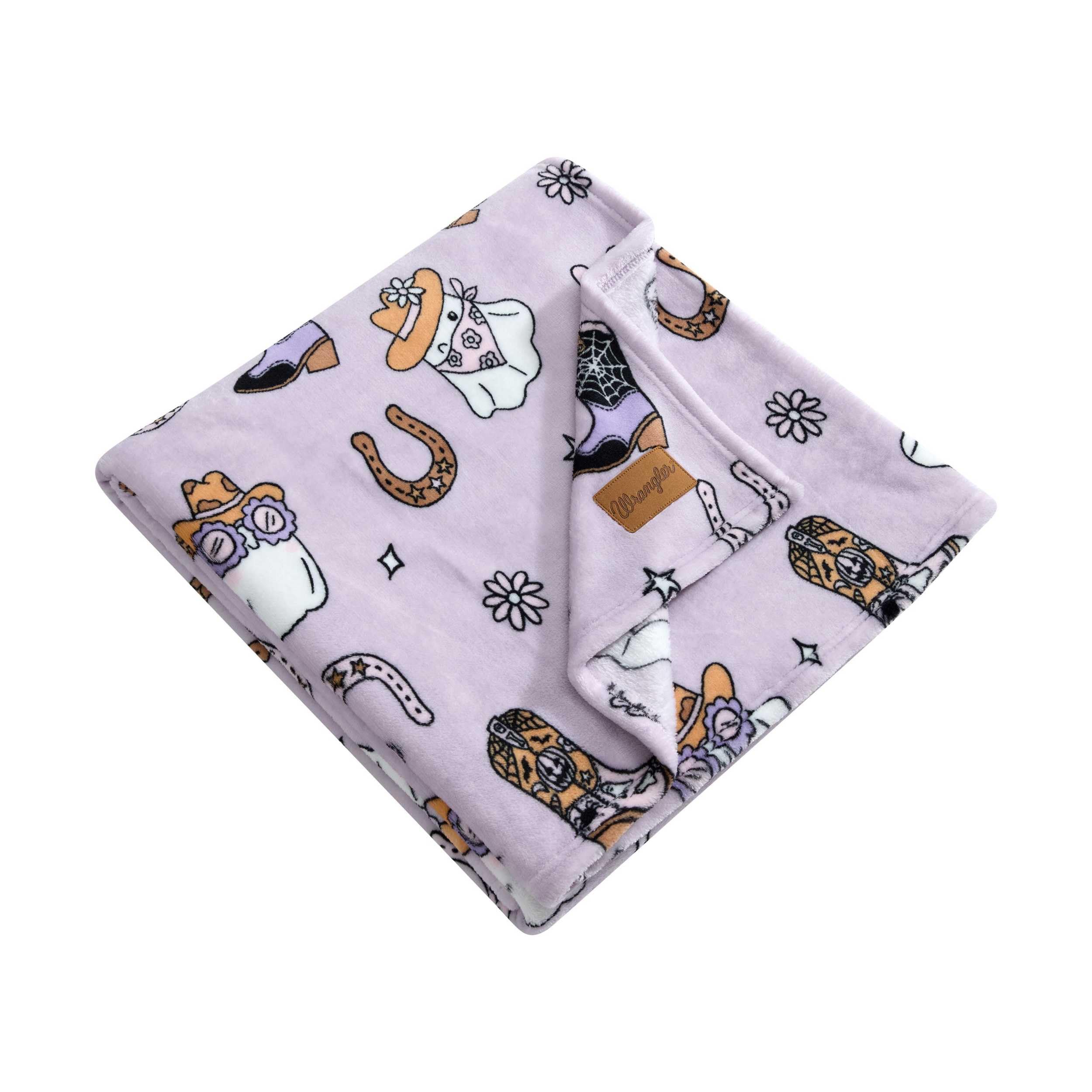 Wrangler - Soft Plush Throw Blanket for Bed &amp; Couch, 50 x 70
