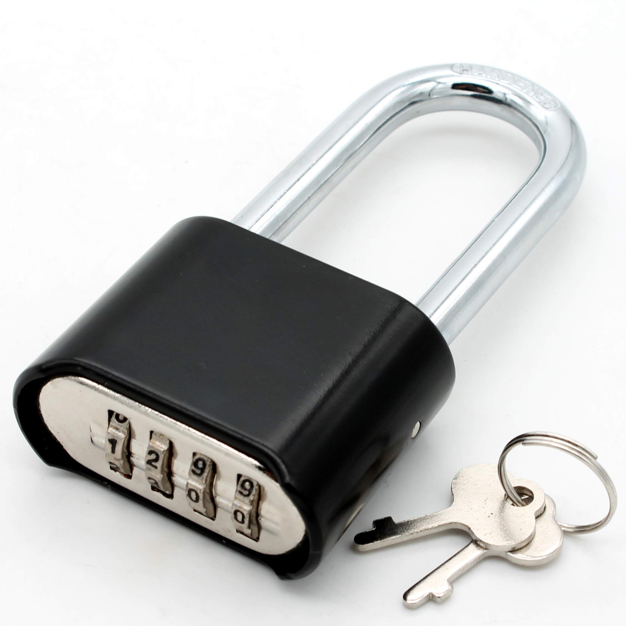 Buy Large 4dial Convertible Combination Padlock with Hardened Steel