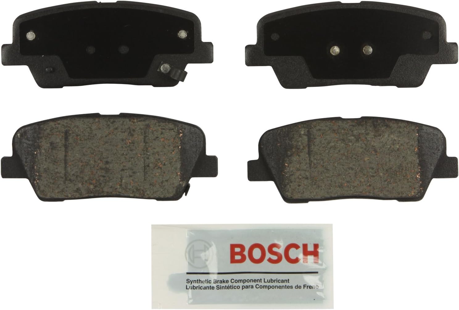 BE1284 Blue Ceramic Disc Brake Pad Set - Compatible With Select Genesis G90; Hyundai Entourage, Equus, Genesis, Genesis Coupe, Santa Fe; Kia Borrego, K900, Sedona, Sorento; REAR