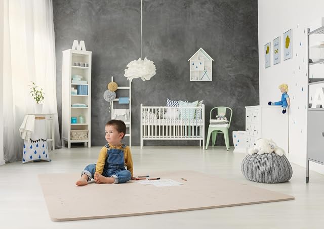 Foto 3 de 8 de LuBabymats - Alfombra Puzzle Infantil de Goma EVA, Suelo Extra Acolchado para Bebés. Medida: 161x161 cm.…